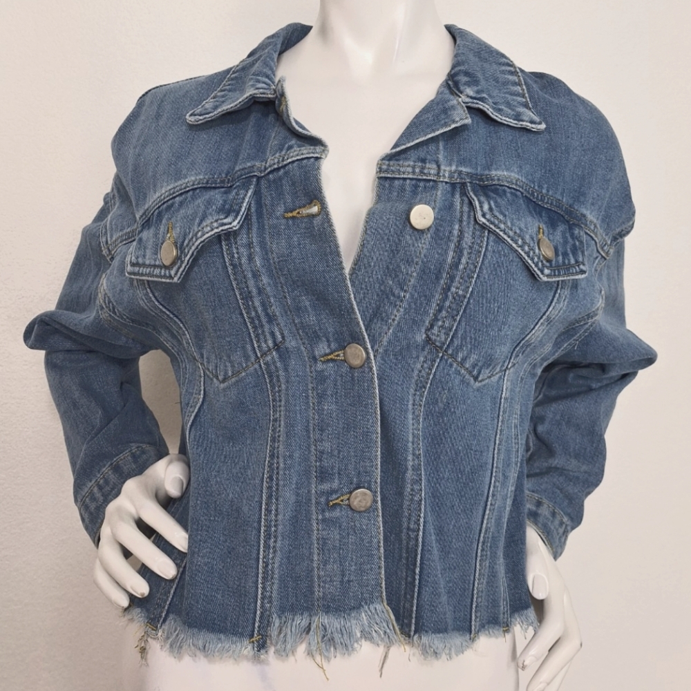 Savanna Jane Rhinestone Fringe Jacket size Small